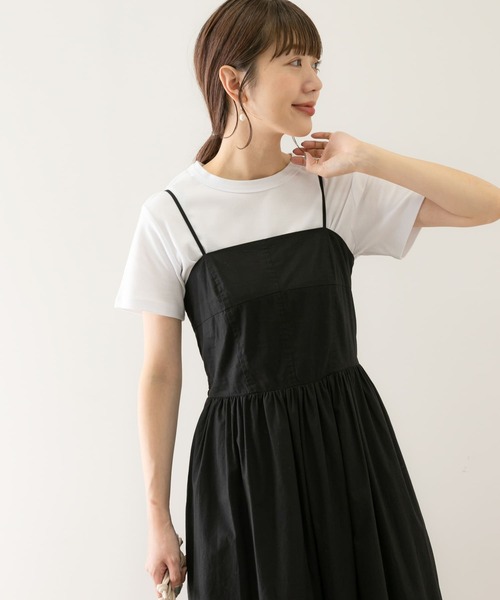 URBAN RESEARCH Sonny Label（アーバンリサーチサニーレーベル）の「シャーリングキャミワンピース（ワンピース・レディース・ブラック/ベージュ/グレー・FREE）」の17枚目の写真