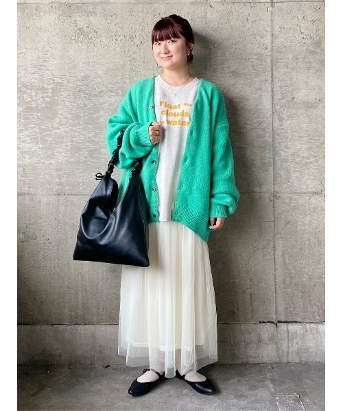 HONEYSUCKLE ROSE(ハニーサックルローズ)の「【HONEYSUCKLE ROSE】チュールスカート(スカート・レディース・オフホワイト/ブラック・M-L)」の16枚目の写真