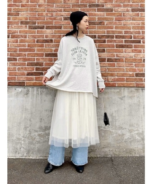 HONEYSUCKLE ROSE(ハニーサックルローズ)の「【HONEYSUCKLE ROSE】チュールスカート(スカート・レディース・オフホワイト/ブラック・M-L)」の21枚目の写真