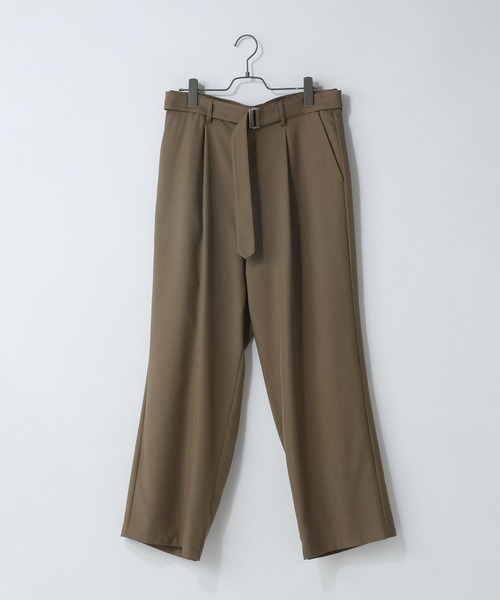 LOWRYS FARM（ローリーズファーム）の「ベルトツキツイルワイドパンツ　970875（その他パンツ・メンズ・ブラック/ブラウン・MEDIUM/LARGE）」の18枚目の写真