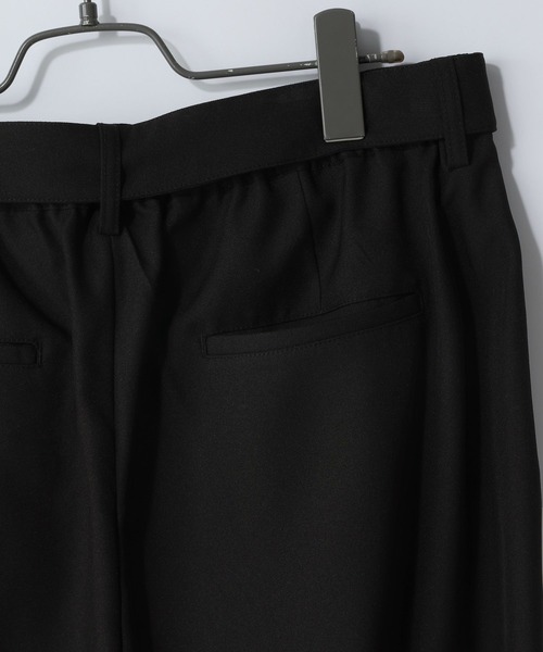LOWRYS FARM（ローリーズファーム）の「ベルトツキツイルワイドパンツ　970875（その他パンツ・メンズ・ブラック/ブラウン・MEDIUM/LARGE）」の9枚目の写真