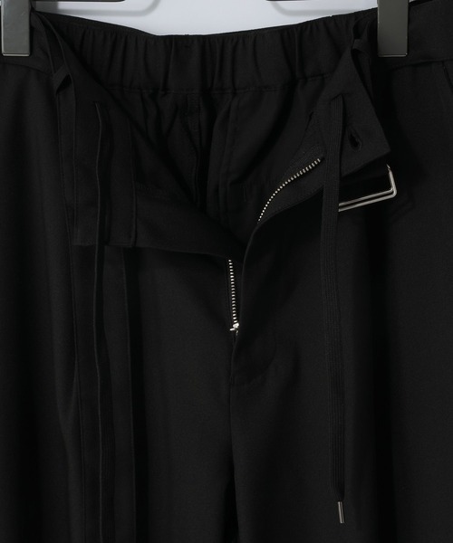 LOWRYS FARM（ローリーズファーム）の「ベルトツキツイルワイドパンツ　970875（その他パンツ・メンズ・ブラック/ブラウン・MEDIUM/LARGE）」の15枚目の写真