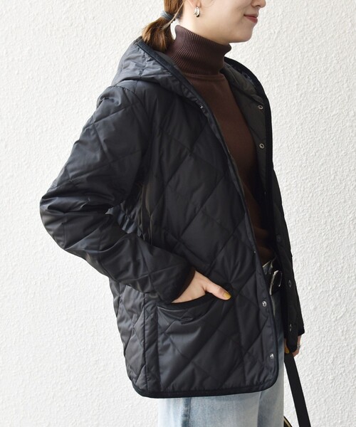 SHIPS any別注】TAION:〈手洗い可能〉パイピング フード ジャケット