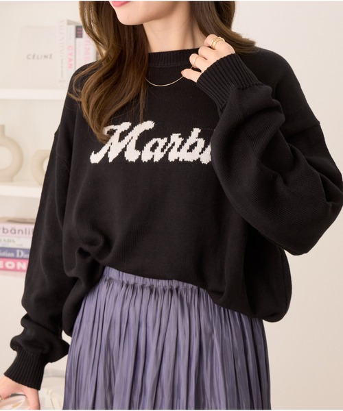 Ada.(エイダ)の「マーブル ロゴ ジャガード ニット(ニット/セーター・レディース・オフホワイト/ブラック/レッド・FREE)」の22枚目の写真