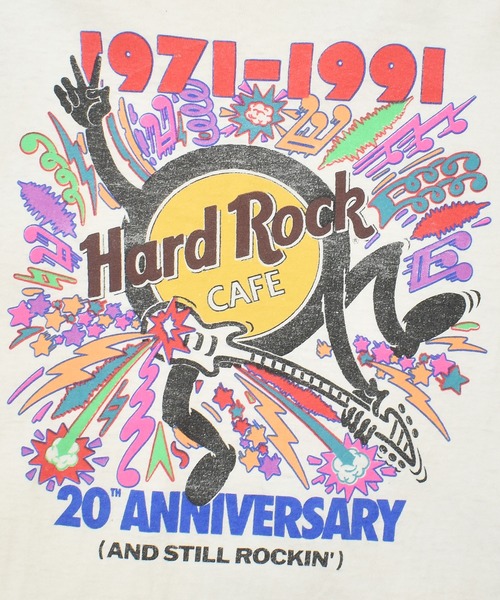 VINTAGE(ヴィンテージ)の「【ヴィンテージ古着】90's Hard Rock CAFE / ハードロックカフェ ロゴ プリントTシャツ USA製(Tシャツ/カットソー・メンズ・ホワイト・X-LARGE)」の10枚目の写真