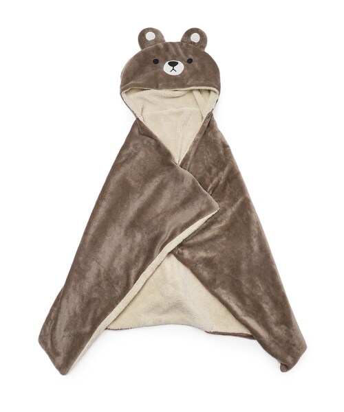 SHOO・LA・RUE（シューラルー）の「◆【シューラズー】フード付きブランケット（ブランケット・レディース・グレー/ブラウン系/ピンク系・00）」の11枚目の写真