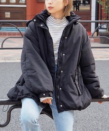 tiptop | 【2WAY】ナイロン中綿フードブルゾン(ダウンジャケット/コート)