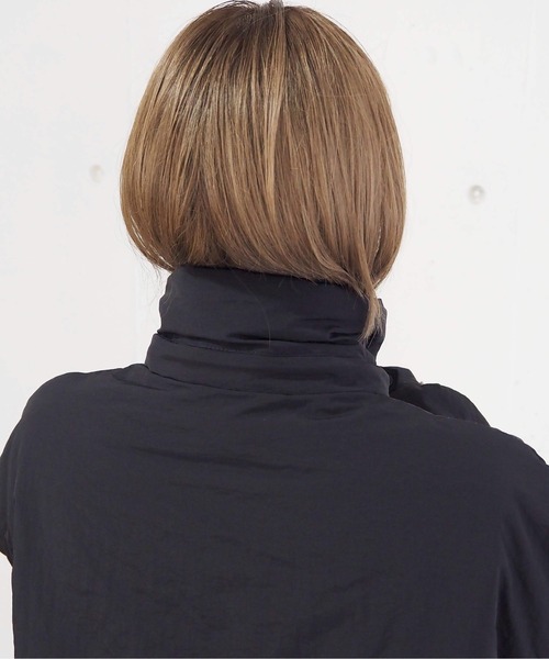 tiptop(ティップトップ)の「【2WAY】ナイロン中綿フードブルゾン(ダウンジャケット/コート・レディース・アイボリー/ブラック/カーキ・FREE)」の19枚目の写真