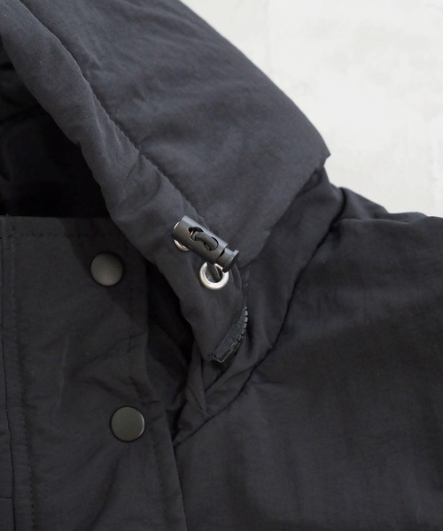 tiptop(ティップトップ)の「【2WAY】ナイロン中綿フードブルゾン(ダウンジャケット/コート・レディース・アイボリー/ブラック/カーキ・FREE)」の22枚目の写真