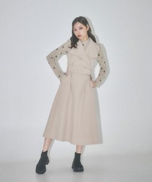 ANDGEEBEE | ジャケットノースリワンピ(ワンピース)