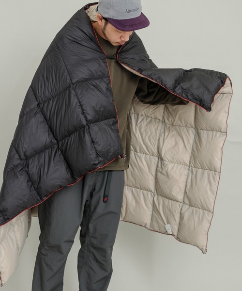 NANGA別注ダウンブランケット ベージュ　EKAL NANGA × EKAL コラボレーションアイテム 第2弾 別注ダウンブランケット