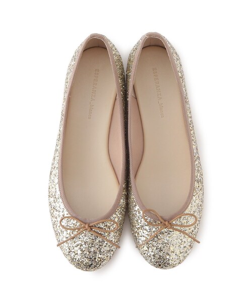 ESPERANZA(エスペランサ)の「高評価レビュー!グリッターバレエローヒールパンプス【ESPERANZA_blanca】 結婚式二次会 パーティー(パンプス・レディース・クリア/ブロンズ/シルバー/ゴールド・S/M/L/LL)」の11枚目の写真