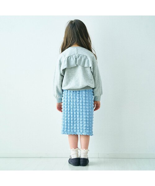 apres les cours(アプレレクール)の「ぽこぽこスカート(スカート・キッズ・ブルー/ブラック・100/130/120/140/90/110)」の6枚目の写真