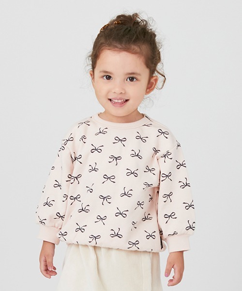 petit main(プティマイン)の「【プティプラ】GIRLSトレーナー(スウェット・キッズ・ブラック/ネイビー/ブルー/ピンク/ラベンダー/レッド/キナリ/アイボリー/ライトベージュ・90cm/100cm/80cm/120cm/110cm/130cm)」の8枚目の写真