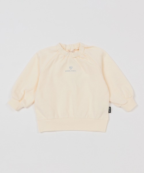 petit main(プティマイン)の「【プティプラ】GIRLSトレーナー(スウェット・キッズ・ブラック/ネイビー/ブルー/ピンク/ラベンダー/レッド/キナリ/アイボリー/ライトベージュ・90cm/100cm/80cm/120cm/110cm/130cm)」の3枚目の写真
