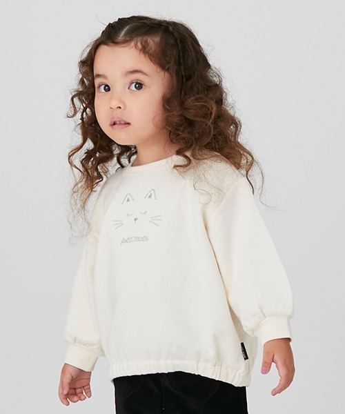 petit main(プティマイン)の「【プティプラ】GIRLSトレーナー(スウェット・キッズ・ブラック/ネイビー/ブルー/ピンク/ラベンダー/レッド/キナリ/アイボリー/ライトベージュ・90cm/100cm/80cm/120cm/110cm/130cm)」の18枚目の写真