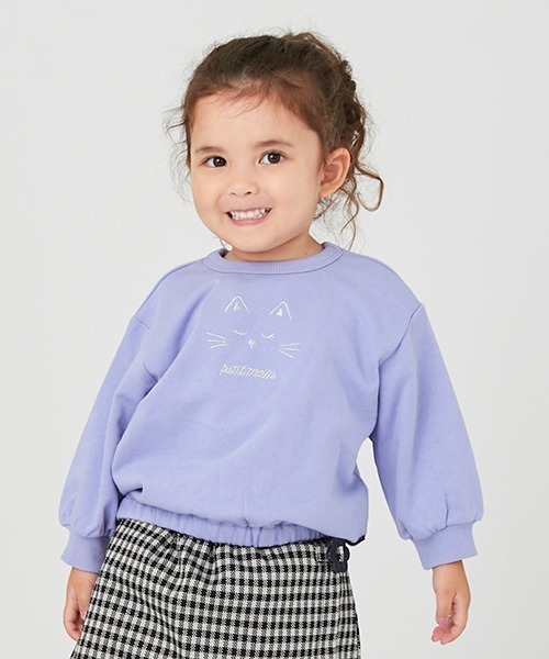 petit main(プティマイン)の「【プティプラ】GIRLSトレーナー(スウェット・キッズ・ブラック/ネイビー/ブルー/ピンク/ラベンダー/レッド/キナリ/アイボリー/ライトベージュ・90cm/100cm/80cm/120cm/110cm/130cm)」の19枚目の写真