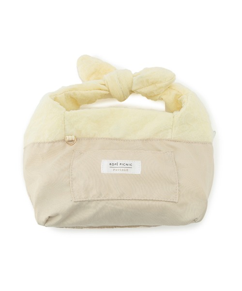 ROPE' PICNIC（ロペピクニック）の「シャーリングジャガードリボンショルダーバッグ（ショルダーバッグ・レディース・ブラック/ホワイト系その他5・FREE）」の12枚目の写真