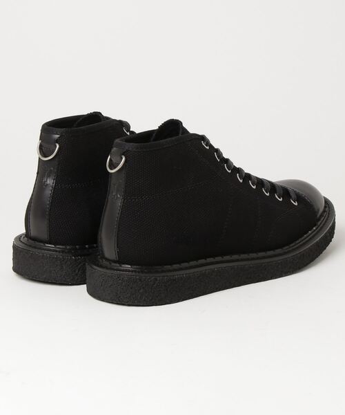 FRED PERRY（フレッドペリー）の「George Cox X Fred Perry Heavy Canvas Monkey Boots（ブーツ・メンズ・ブラック・27cm/26cm/28cm）」の2枚目の写真