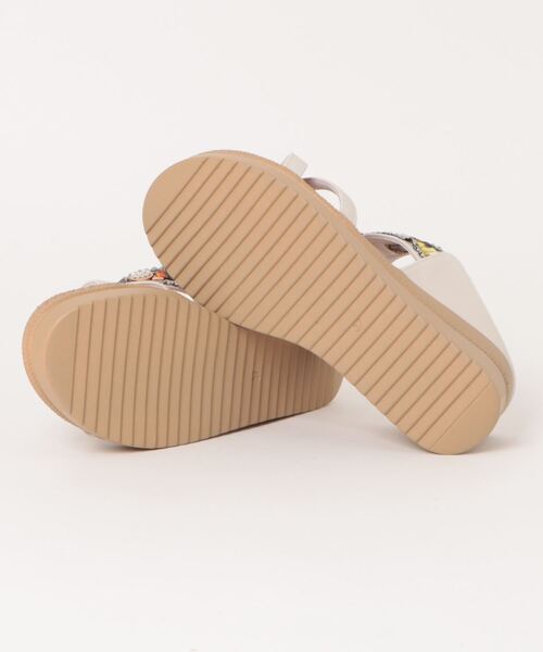 チチカカ（チチカカ）の「エスニックビーズサンダル（サンダル・レディース・オフホワイト/ブラック・LARGE/MEDIUM）」の3枚目の写真