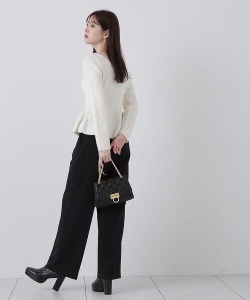 PROPORTION BODY DRESSING（プロポーションボディドレッシング）の「ペプラムビジューニット / 1214170003（ニット/セーター・レディース・ホワイト系その他/ブルー・FREE）」の6枚目の写真