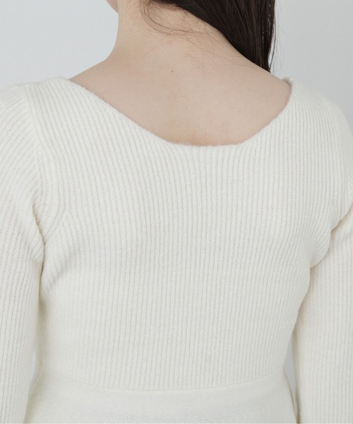 PROPORTION BODY DRESSING（プロポーションボディドレッシング）の「ペプラムビジューニット / 1214170003（ニット/セーター・レディース・ホワイト系その他/ブルー・FREE）」の15枚目の写真
