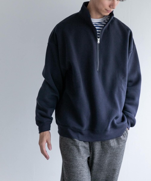 【セール】FORK&SPOON フラッフィーハーフジップスウェット（スウェット）｜FORK&SPOON（フォークアンドスプーン）のファッション