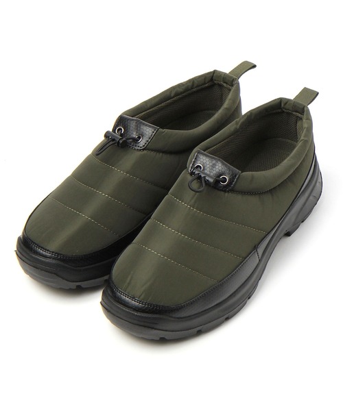 LAKOLE（ラコレ）の「パテッドモックシューズ / 989566（スリッポン・メンズ・ブラック/カーキ・SMALL/LARGE/MEDIUM）」の4枚目の写真