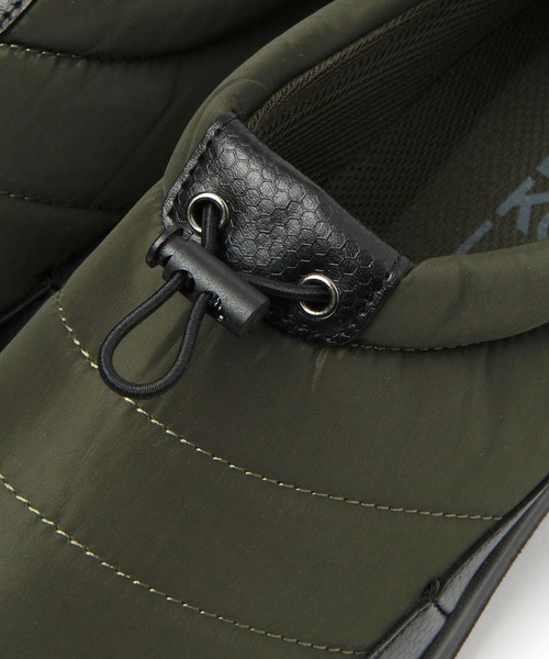 LAKOLE（ラコレ）の「パテッドモックシューズ / 989566（スリッポン・メンズ・ブラック/カーキ・SMALL/LARGE/MEDIUM）」の10枚目の写真