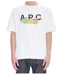[A.P.C.] アーペーセー POKEMON CREW Tシャツ F ☆送料込☆ A.P.C. × Pokémon Crew Tシャツ XL ポケモンコラボ（Pokemon T