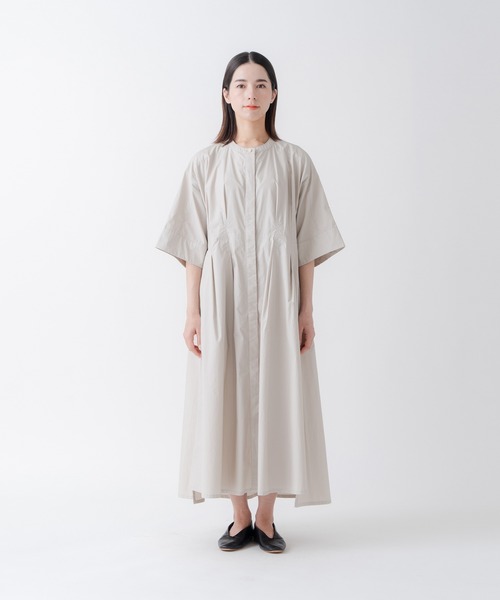 Kelen(ケレン)の「「KELEN/ケレン」ワイドシルエットワンピース(ワンピース・レディース・チャコールグレー/ライトベージュ・M/S)」の11枚目の写真