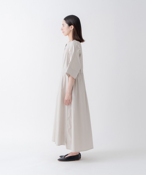 Kelen(ケレン)の「「KELEN/ケレン」ワイドシルエットワンピース(ワンピース・レディース・チャコールグレー/ライトベージュ・M/S)」の12枚目の写真