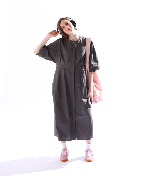 Kelen(ケレン)の「「KELEN/ケレン」ワイドシルエットワンピース(ワンピース・レディース・チャコールグレー/ライトベージュ・M/S)」の16枚目の写真
