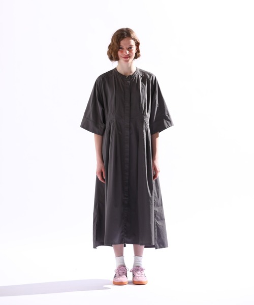Kelen(ケレン)の「「KELEN/ケレン」ワイドシルエットワンピース(ワンピース・レディース・チャコールグレー/ライトベージュ・M/S)」の17枚目の写真