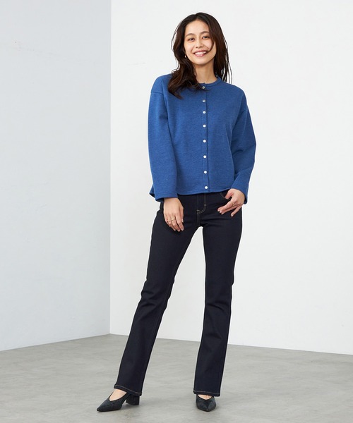 C17（シーセブンティーン）の「C17 ブーツカットデニムパンツ（デニムパンツ・レディース・ブラック/インディゴブルー/ダークインディゴブルー/ブルー・32/30/31/27/28/29/26）」の14枚目の写真