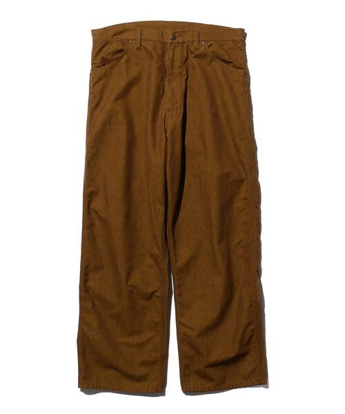 BEAMS PLUS(ビームスプラス)の「BEAMS PLUS / シャンブレー キャンバス ペインターパンツ(その他パンツ・メンズ・ブラウン/カーキ・M/L/XL/S)」の2枚目の写真