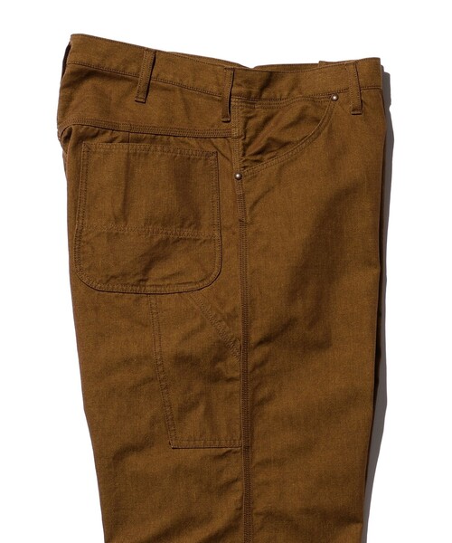 BEAMS PLUS(ビームスプラス)の「BEAMS PLUS / シャンブレー キャンバス ペインターパンツ(その他パンツ・メンズ・ブラウン/カーキ・M/L/XL/S)」の4枚目の写真