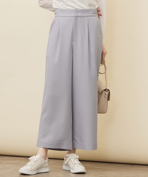 【セール】【洗える】ビットポイント ワイドパンツ（その他パンツ）｜any SiS（エニィスィス）