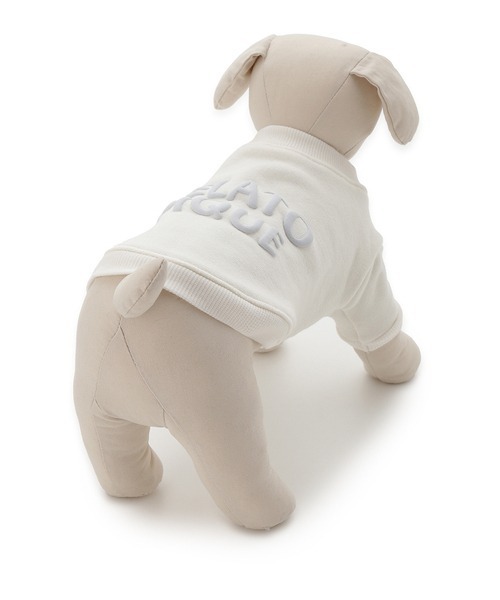 gelato pique(ジェラートピケ)の「【CAT&DOG】【販路限定商品】裏毛プルオーバー(ペットウェア・レディース・パープル/オフホワイト/ピンク・SMALL/LARGE/MEDIUM)」の7枚目の写真