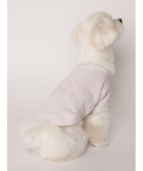 gelato pique(ジェラートピケ)の「【CAT&DOG】【販路限定商品】裏毛プルオーバー(ペットウェア・レディース・パープル/オフホワイト/ピンク・SMALL/LARGE/MEDIUM)」の17枚目の写真