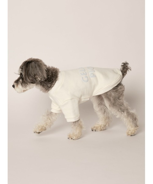 gelato pique(ジェラートピケ)の「【CAT&DOG】【販路限定商品】裏毛プルオーバー(ペットウェア・レディース・パープル/オフホワイト/ピンク・SMALL/LARGE/MEDIUM)」の19枚目の写真