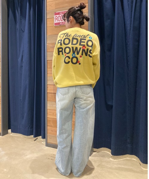 RODEO CROWNS WIDE BOWL(ロデオクラウンズワイドボウル)の「ブーケロゴ ニット トップス(ニット/セーター・レディース・杢グレー/ライトイエロー/ブラック/オフホワイト・FREE)」の11枚目の写真