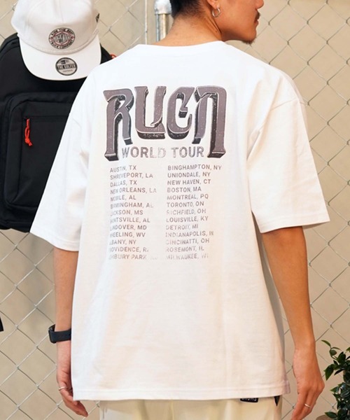 RVCA(ルーカ)の「【ムラサキスポーツ限定】RVCA/ルーカ RVCA TOUR TEE 半袖 Tシャツ バックプリント BE041-P23(Tシャツ/カットソー・メンズ・ブラック/ブラック系その他/ホワイト・M/S/L)」の2枚目の写真