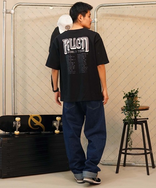 RVCA(ルーカ)の「【ムラサキスポーツ限定】RVCA/ルーカ RVCA TOUR TEE 半袖 Tシャツ バックプリント BE041-P23(Tシャツ/カットソー・メンズ・ブラック/ブラック系その他/ホワイト・M/S/L)」の7枚目の写真