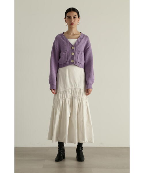 JILL STUART(ジルスチュアート)の「◆タフタギャザースカート(スカート・レディース・ホワイト/ブルー・2/0/4)」の11枚目の写真