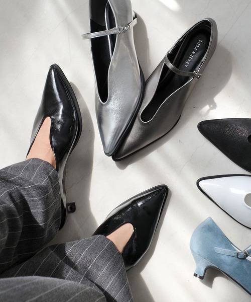 2025AW再販】柔らか！ローヒール ポインテッドトゥ メリージェーン