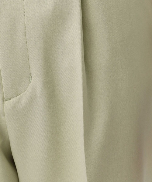 A part by（アパートバイ）の「ワンタックセミフレアパンツ（その他パンツ・レディース・ライトグレー/ライトグリーン/ブラック・SMALL/MEDIUM）」の14枚目の写真