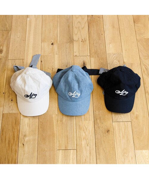 algy（アルジー）の「2WAYりぼんキャップ（キャップ・キッズ・ブラック/ベージュ/インディゴブルー・SMALL/MEDIUM）」の19枚目の写真