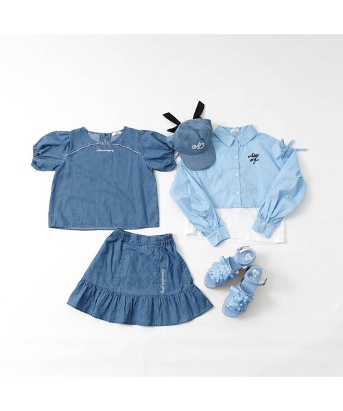 algy（アルジー）の「2WAYりぼんキャップ（キャップ・キッズ・ブラック/ベージュ/インディゴブルー・SMALL/MEDIUM）」の18枚目の写真