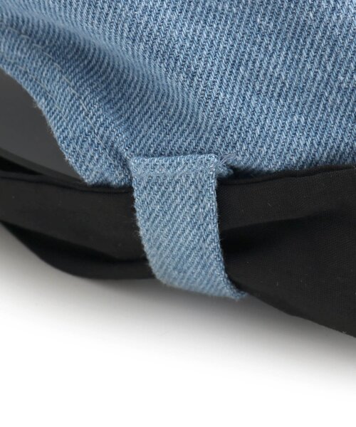 algy（アルジー）の「2WAYりぼんキャップ（キャップ・キッズ・ブラック/ベージュ/インディゴブルー・SMALL/MEDIUM）」の5枚目の写真
